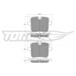 TOMEX Brakes Bremsbelagsatz, Scheibenbremse
